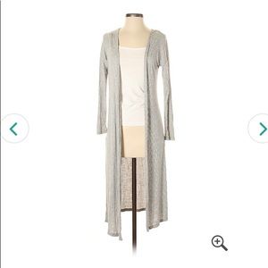 See You Monday long gray cardigan